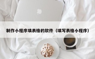 宁津制作小程序填表格的软件（填写表格小程序）